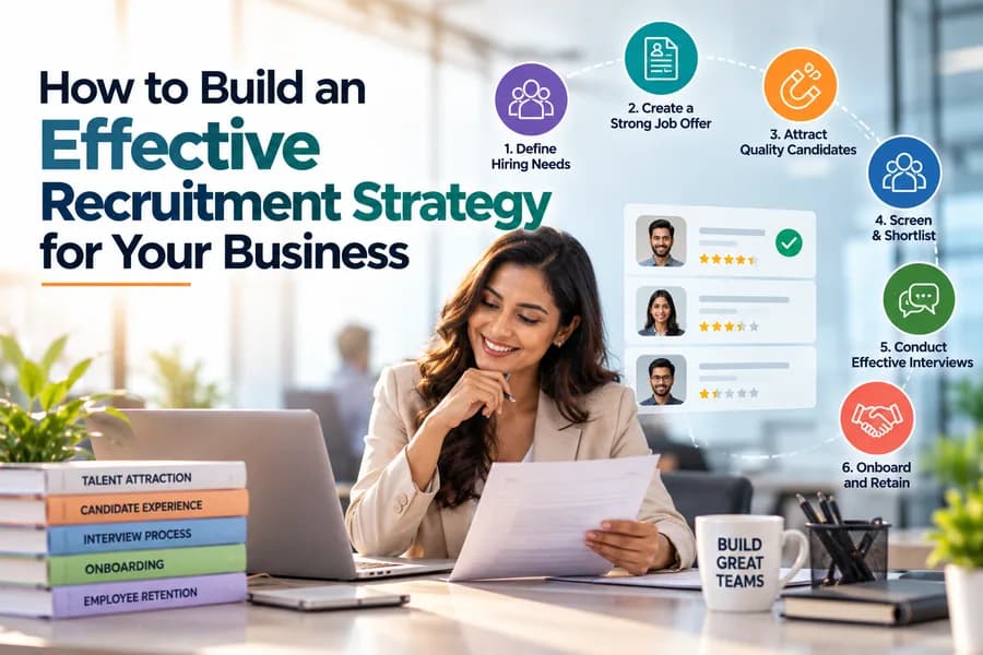 Effective Recruitment Strategy Infographic