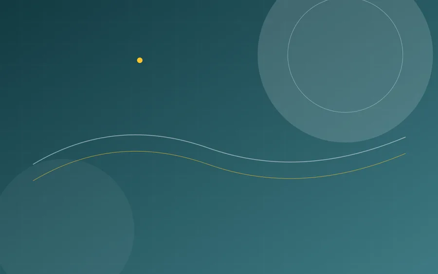 Abstract teal illustration representing structured hiring